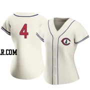 Pete Crow-Armstrong Women's Chicago Cubs Cream Authentic 2022 Field Of Dreams Jersey