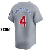Pete Crow-Armstrong Youth Chicago Cubs Gray Limited Road Jersey