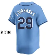 Pete Fairbanks Men's Tampa Bay Rays Light Blue Limited Alternate Jersey