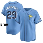 Pete Fairbanks Youth Tampa Bay Rays Light Blue Limited Alternate Jersey