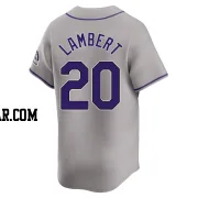 Peter Lambert Youth Colorado Rockies Gray Limited Road Jersey