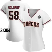 Peter Solomon Women's Arizona Diamondbacks White Authentic Home 2023 World Series Jersey