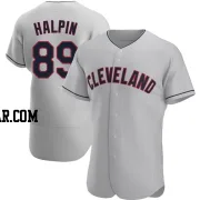 Petey Halpin Men's Cleveland Guardians Gray Authentic Road Jersey