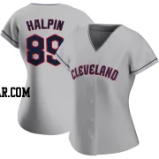 Petey Halpin Women's Cleveland Guardians Gray Replica Road Jersey