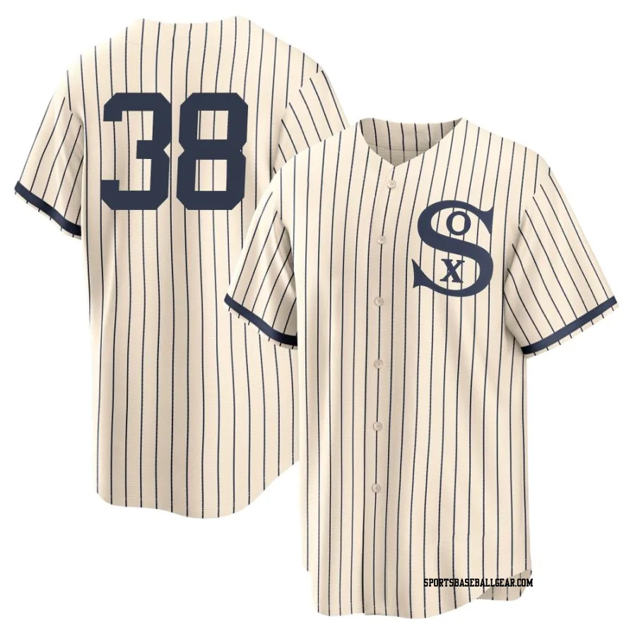 Peyton Burdick Men's Chicago White Sox Cream Replica 2021 Field of Dreams Jersey