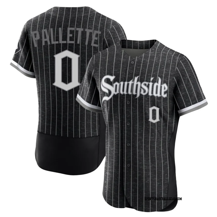 Peyton Pallette Men's Chicago White Sox Black Authentic 2021 City Connect Jersey