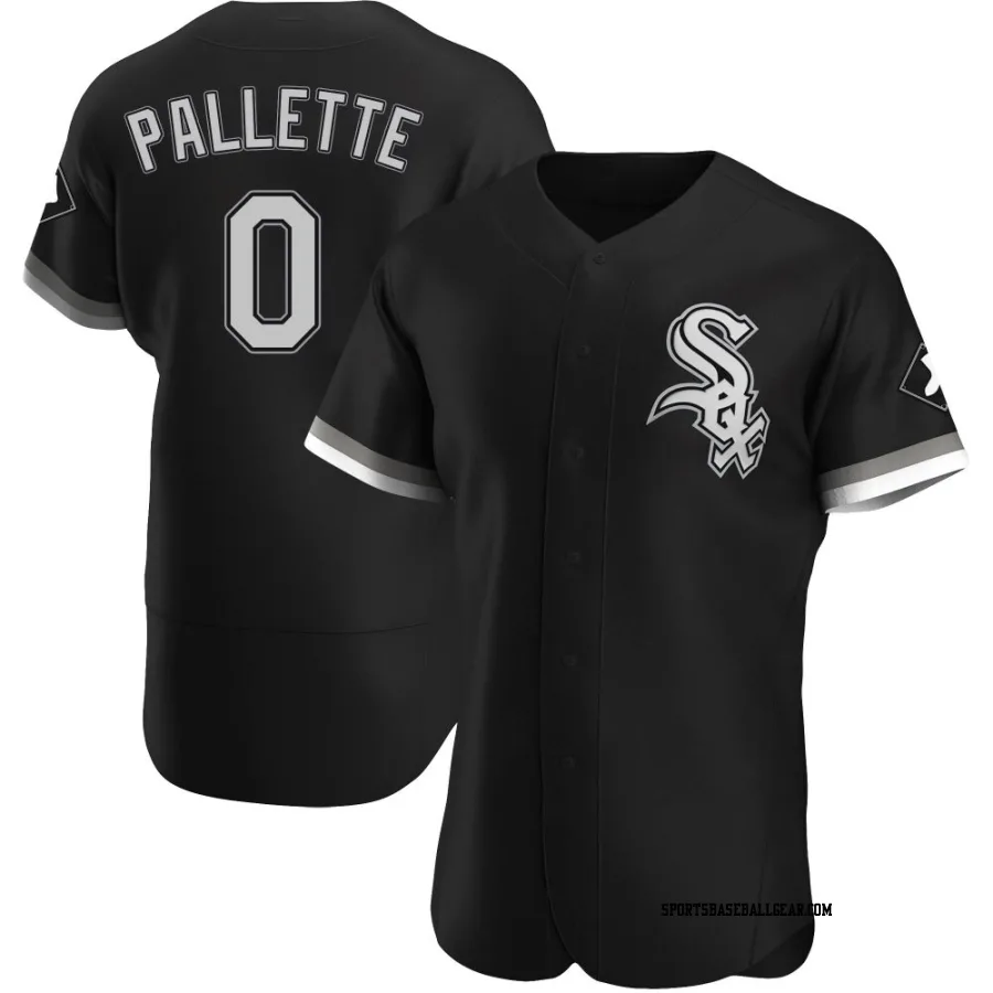 Peyton Pallette Men's Chicago White Sox Black Authentic Alternate Jersey
