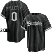 Peyton Pallette Men's Chicago White Sox Black Replica 2021 City Connect Jersey