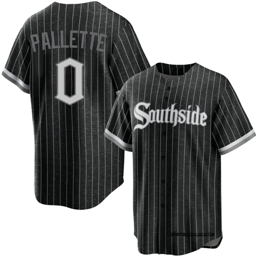Peyton Pallette Men's Chicago White Sox Black Replica 2021 City Connect Jersey