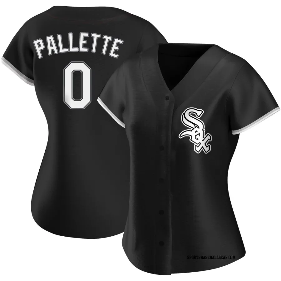 Peyton Pallette Women's Chicago White Sox Black Replica Alternate Jersey