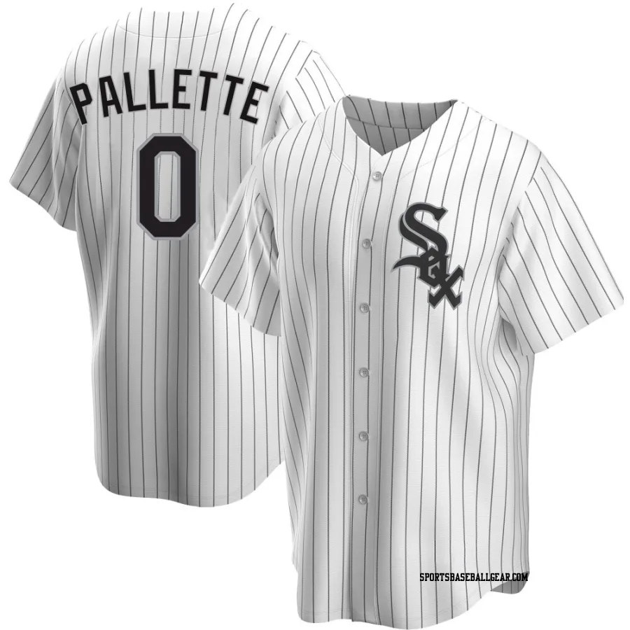 Peyton Pallette Youth Chicago White Sox White Replica Home Jersey
