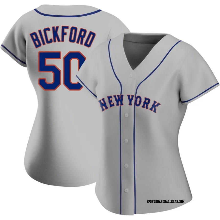 Phil Bickford Women's New York Mets Gray Replica Road Jersey