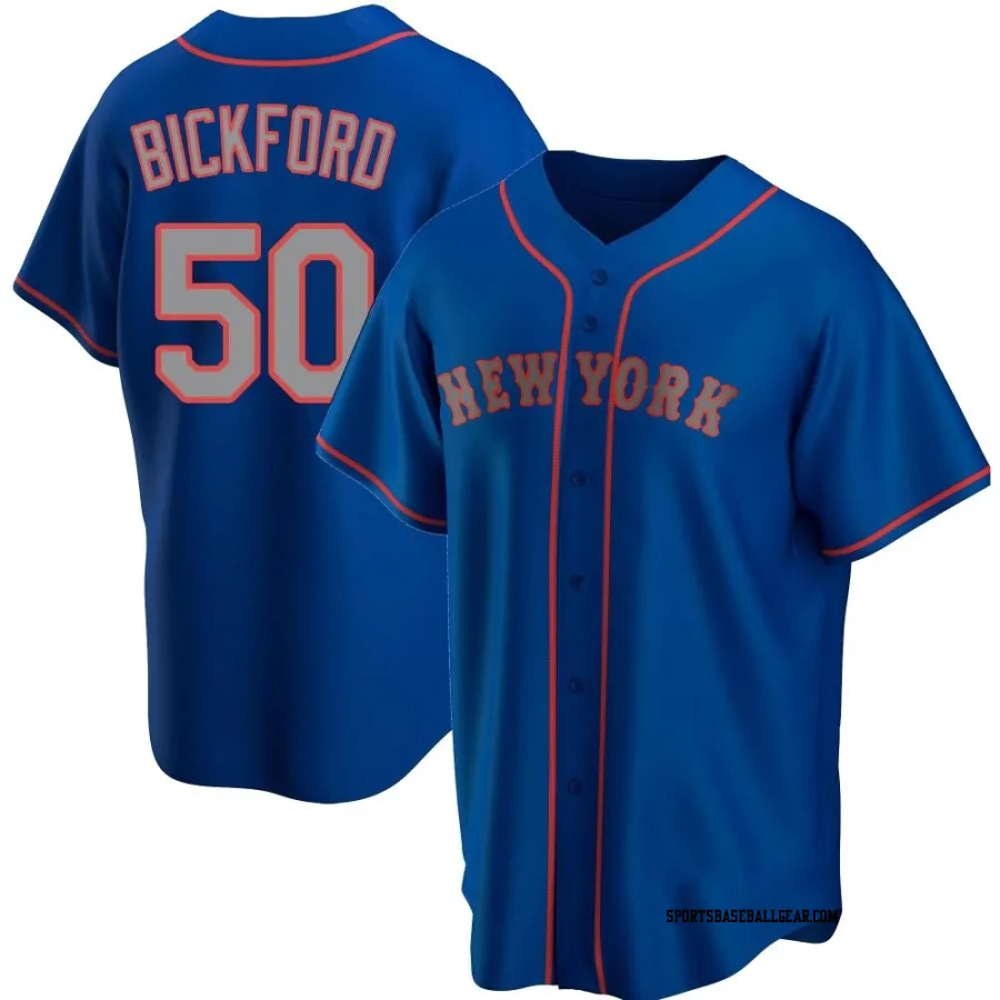 Phil Bickford Youth New York Mets Royal Replica Alternate Road Jersey