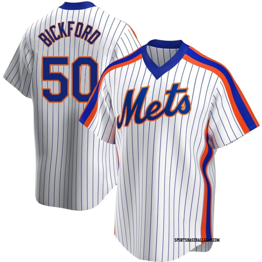 Phil Bickford Youth New York Mets White Replica Home Cooperstown Collection Jersey