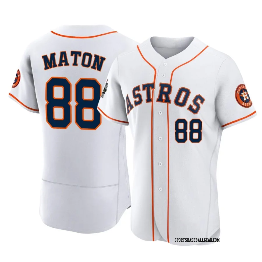 Phil Maton Men's Houston Astros White Authentic 2022 World Series Home Jersey