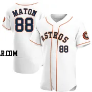 Phil Maton Men's Houston Astros White Authentic Home Jersey