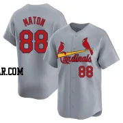 Phil Maton Men's St. Louis Cardinals Gray Limited Away Jersey