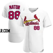 Phil Maton Men's St. Louis Cardinals White Authentic Home Jersey