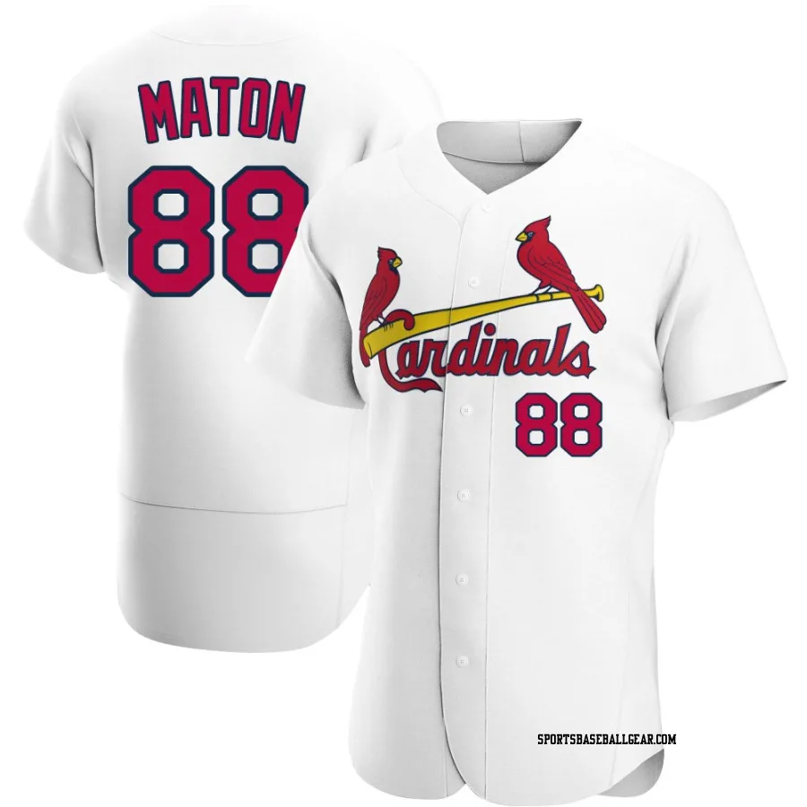 Phil Maton Men's St. Louis Cardinals White Authentic Home Jersey