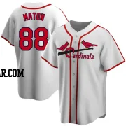 Phil Maton Men's St. Louis Cardinals White Home Cooperstown Collection Jersey