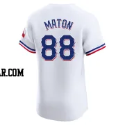 Phil Maton Men's Texas Rangers White Elite Home Jersey