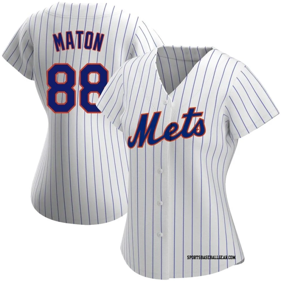 Phil Maton Women's New York Mets White Authentic Home Jersey