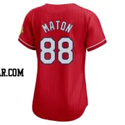 Phil Maton Women's St. Louis Cardinals Red Limited 2024 City Connect Jersey