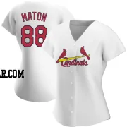 Phil Maton Women's St. Louis Cardinals White Replica Home Jersey