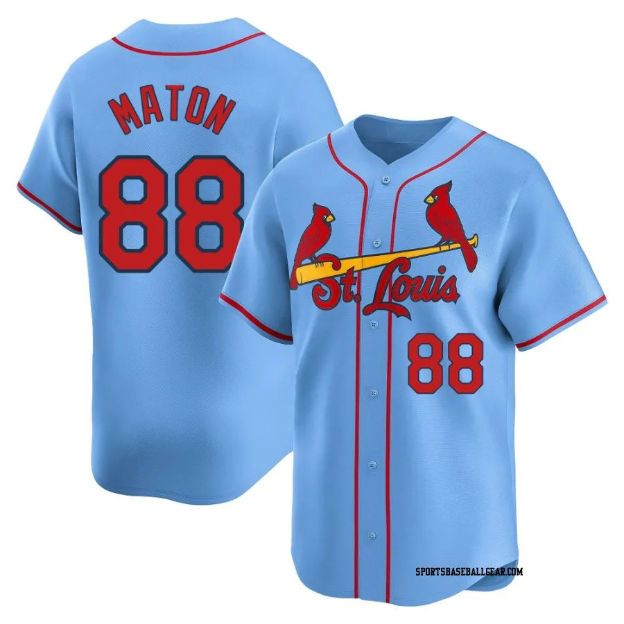 Phil Maton Youth St. Louis Cardinals Light Blue Limited Alternate Jersey