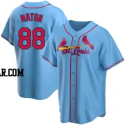 Phil Maton Youth St. Louis Cardinals Light Blue Replica Alternate Jersey