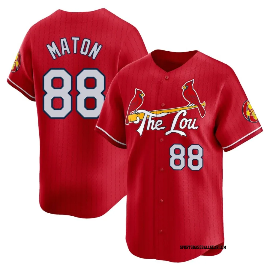 Phil Maton Youth St. Louis Cardinals Red Limited 2024 City Connect Jersey