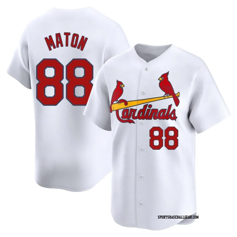 Phil Maton Youth St. Louis Cardinals White Limited Home Jersey