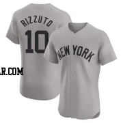 Phil Rizzuto Men's New York Yankees Gray Elite Road Jersey