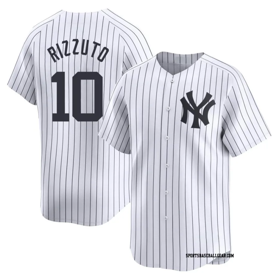 Phil Rizzuto Youth New York Yankees White Limited Yankee Home Jersey