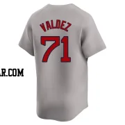 Phillips Valdez Youth Boston Red Sox Gray Limited Away Jersey