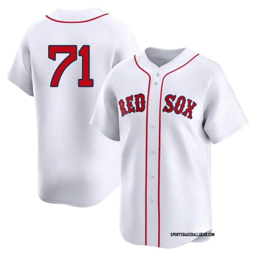 Phillips Valdez Youth Boston Red Sox White Limited 2nd Home Jersey