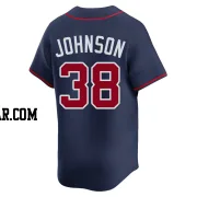 Pierce Johnson Men's Atlanta Braves Navy Limited Alternate Jersey