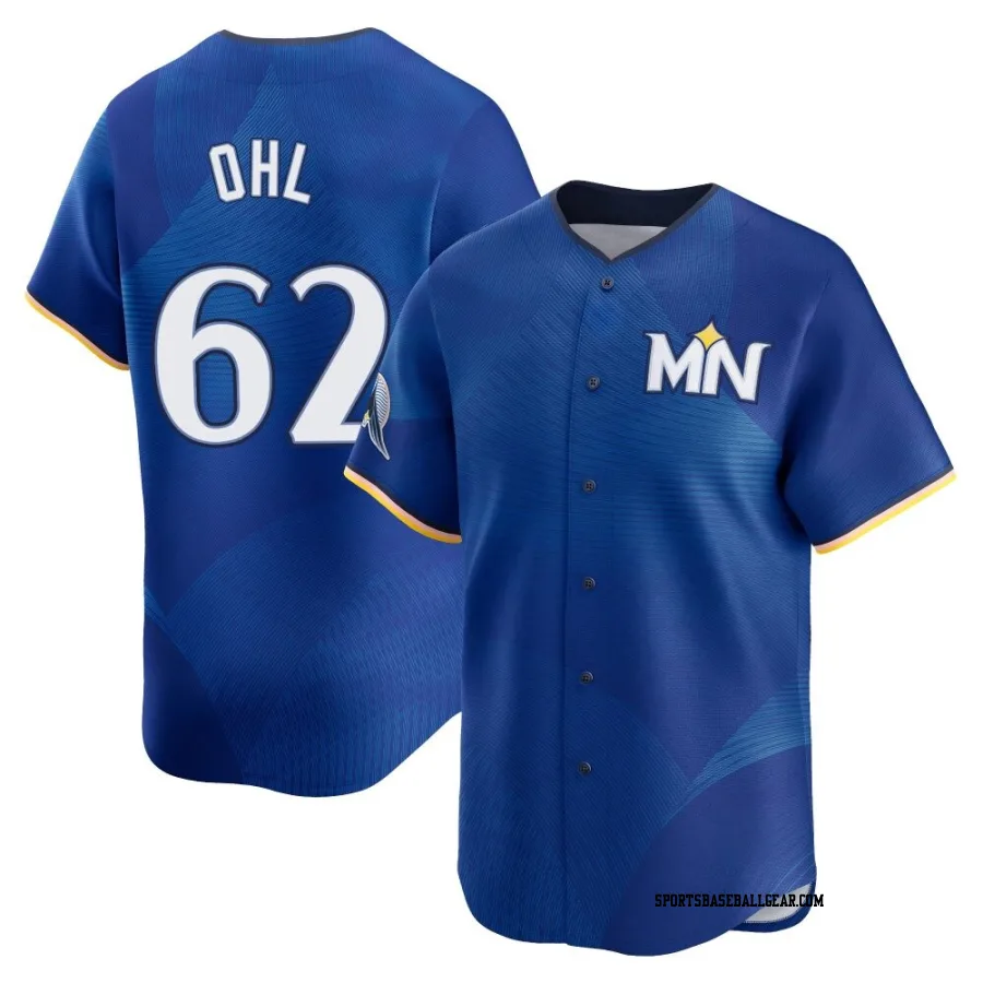 Pierson Ohl Men's Minnesota Twins Royal Limited 2024 City Connect Jersey