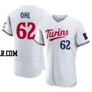 Pierson Ohl Men's Minnesota Twins White Authentic Home Jersey