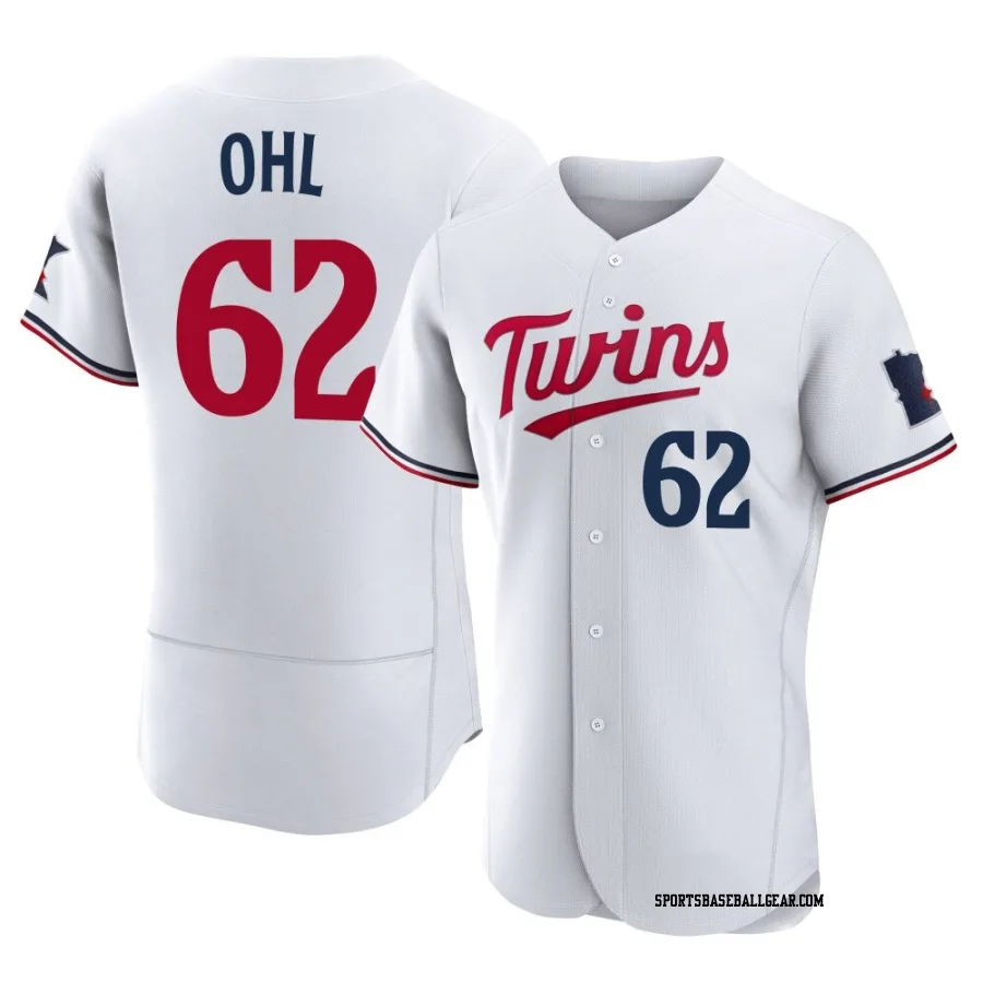 Pierson Ohl Men's Minnesota Twins White Authentic Home Jersey