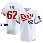 Pierson Ohl Men's Minnesota Twins White Limited Home Jersey