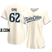 Pierson Ohl Women's Minnesota Twins Cream Authentic Alternate Jersey