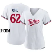 Pierson Ohl Women's Minnesota Twins White Replica Home Jersey