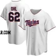 Pierson Ohl Youth Minnesota Twins White Replica Home Jersey