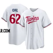 Pierson Ohl Youth Minnesota Twins White Replica Home Jersey