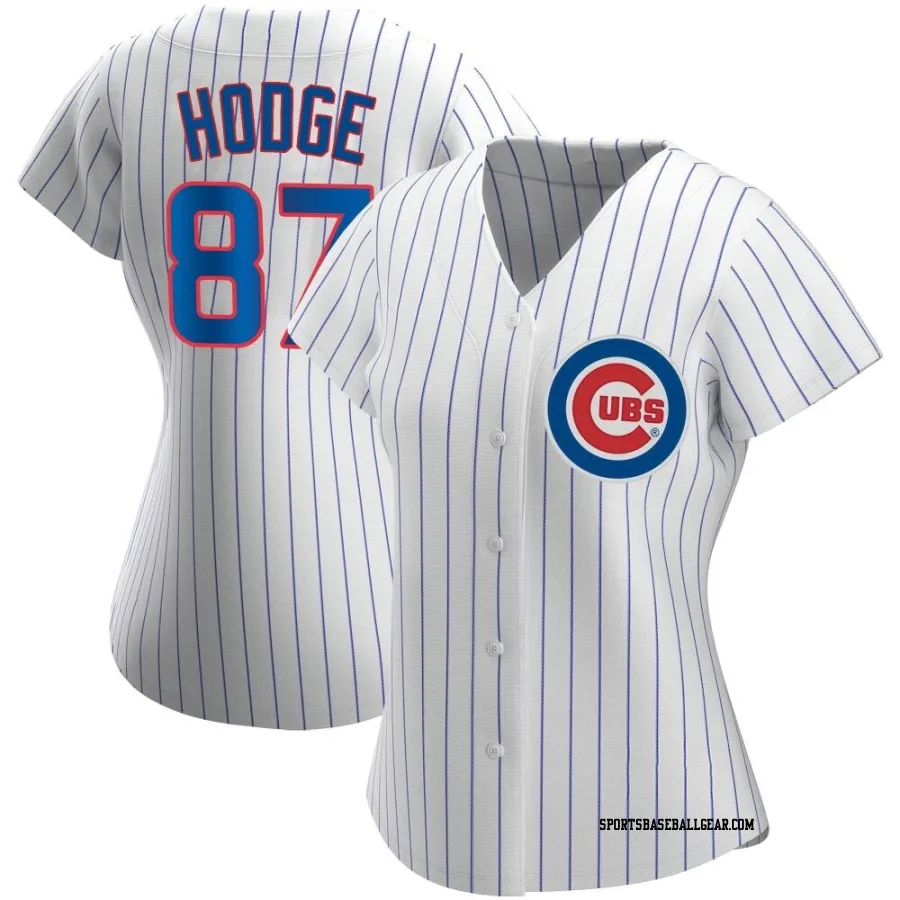 Porter Hodge Women's Chicago Cubs White Replica Home Jersey