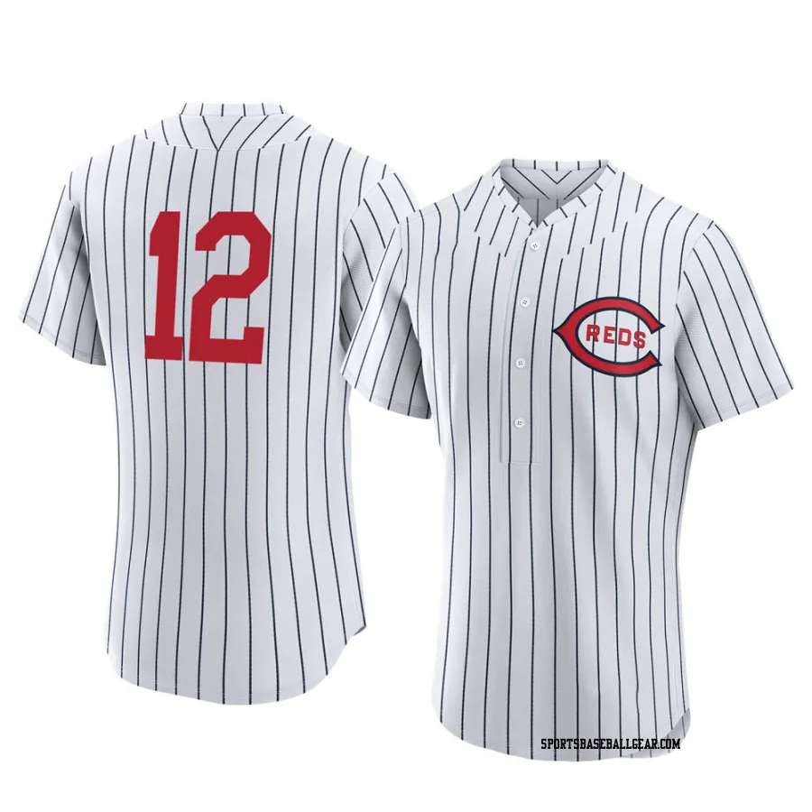 Quincy Mcafee Men's Cincinnati Reds White Authentic 2022 Field Of Dreams Jersey