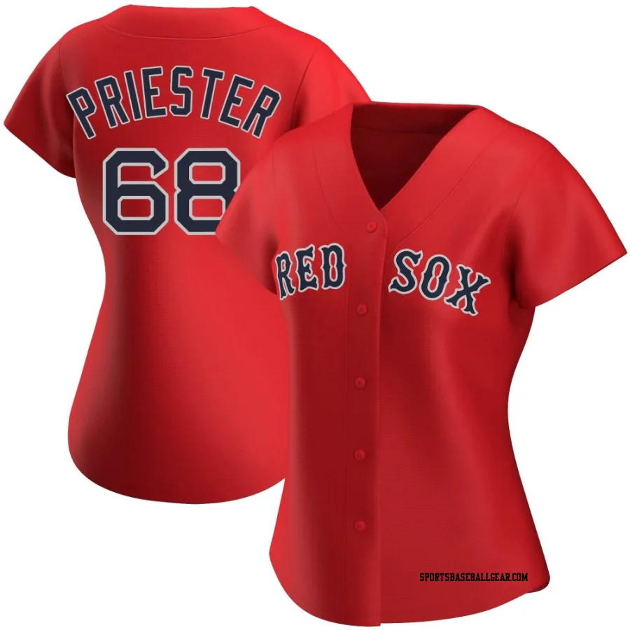 Quinn Priester Women's Boston Red Sox Red Replica Alternate Jersey