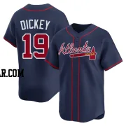 R.A. Dickey Men's Atlanta Braves Navy Limited Alternate Jersey