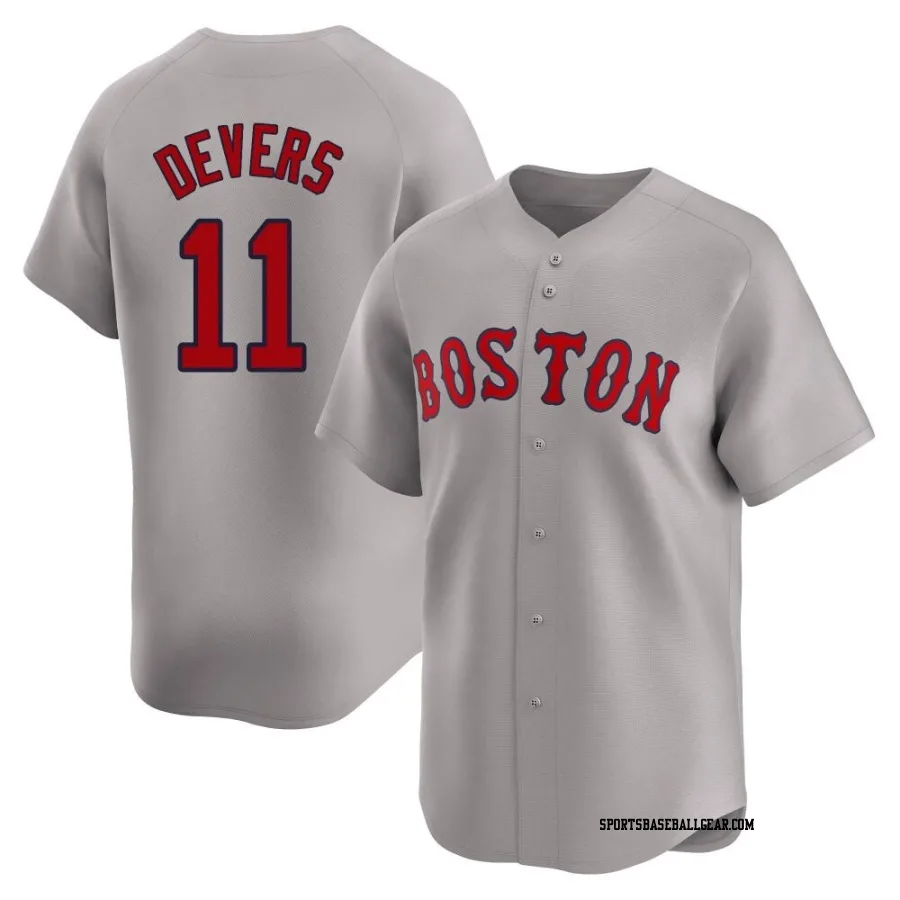 Rafael Devers Men's Boston Red Sox Gray Limited Away Jersey